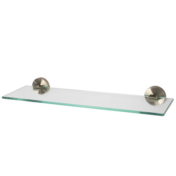 Speakman Glass Shelf, Exposed Mount, Brushed Nickel, Nickel SA-1209-BN - main